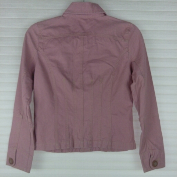 Tulle Anthropologie Pink Button Up Jacket Sz S - Picture 2 of 7